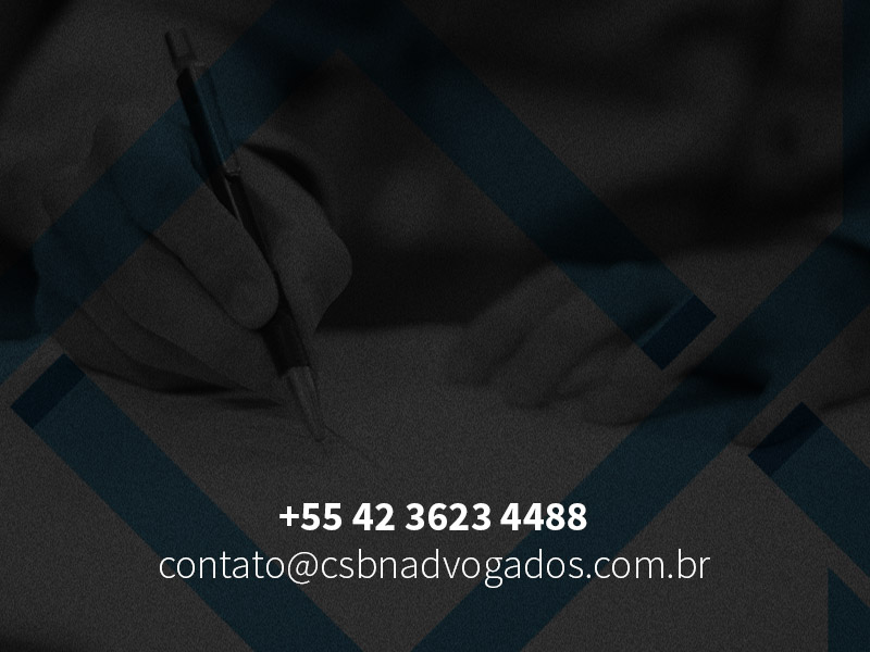 Cavagnari, Spitzner, Brustolin & Neves Advogados Associados - +55 42 3623 4488 - contato@csbnadvogados.com.br